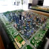 Miniature architecture models with led light/scale model building/ house model