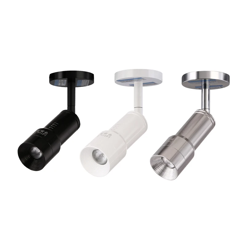 
5W surface mounted zoomable LED spotlight with CRI90 beam angle changeable ceiling spot light 