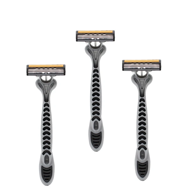 

Triple Blade Disposable Shaving Razor For Men, Customized