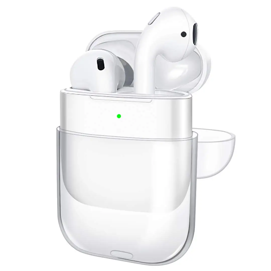 

Clear crystal protective cover for airpod cases 2021 ultra thin 1.3mm for airpod 2 case para airpodes
