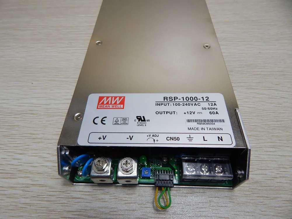 75w To 10kw Meanwell Rsp Series 220v Ac 12v Dc Power Supply With Ce