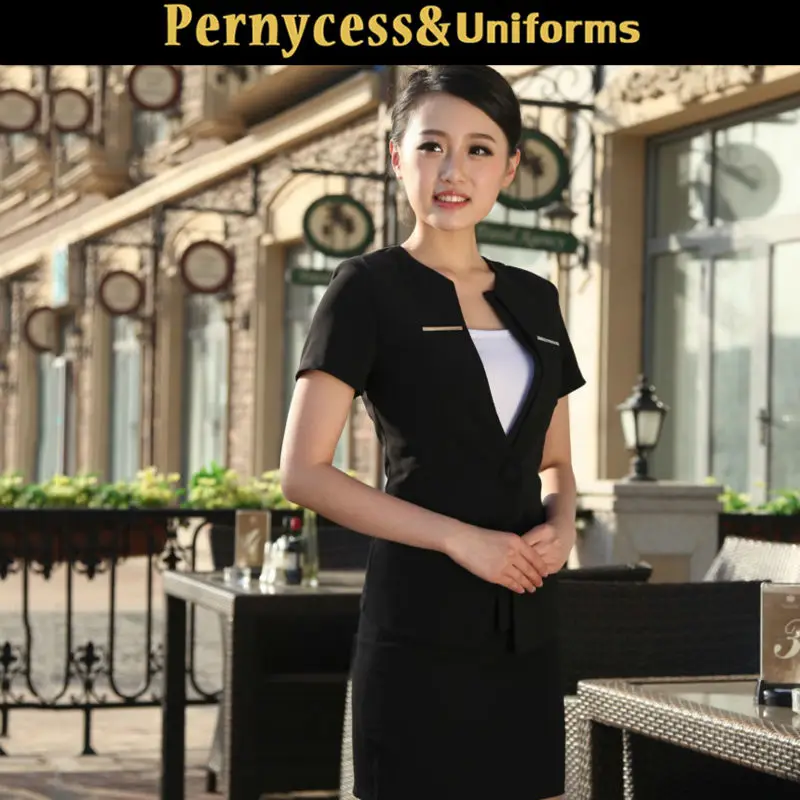 Custom Hotel Receptionist Uniform For Front Desk Staff Buy Hotel