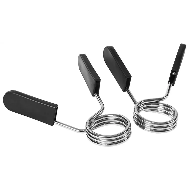 Weightlifting Strength Training Plate Weight Clamps Spring Lock Collars