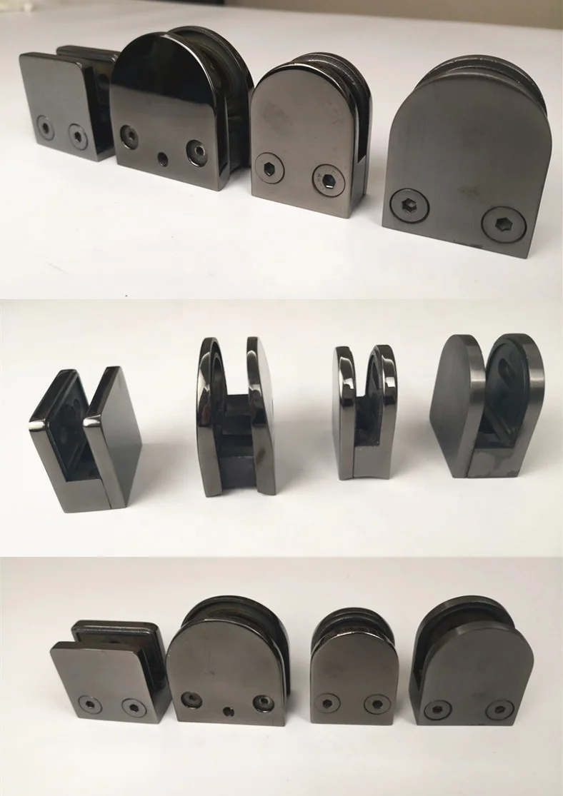 Glass Fence Use Stainless Steel Clamp Or Balustrade Post Fitting Glass