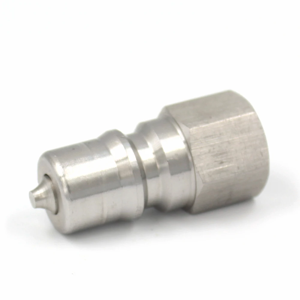 
KZF 1/4 inch ISO 7241 series B stainless steel pneumatic quick disconnect fittings for carpet cleaning and water hose 