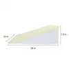 Bed Wedge Pillow 1.5 Inch Memory Foam Top, Cushy Form (25 x 24 x 12 Inches) Best for Sleeping