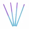 Dishwasher Safe Color Changing Straw With Mix Color For One Set,Color-changing Heavyweight Straw, 9" Length