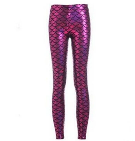 

Summer Style Scale Women leggings 3D Printed Mermaid Leggins Gradient Leggins pant legging, 1709