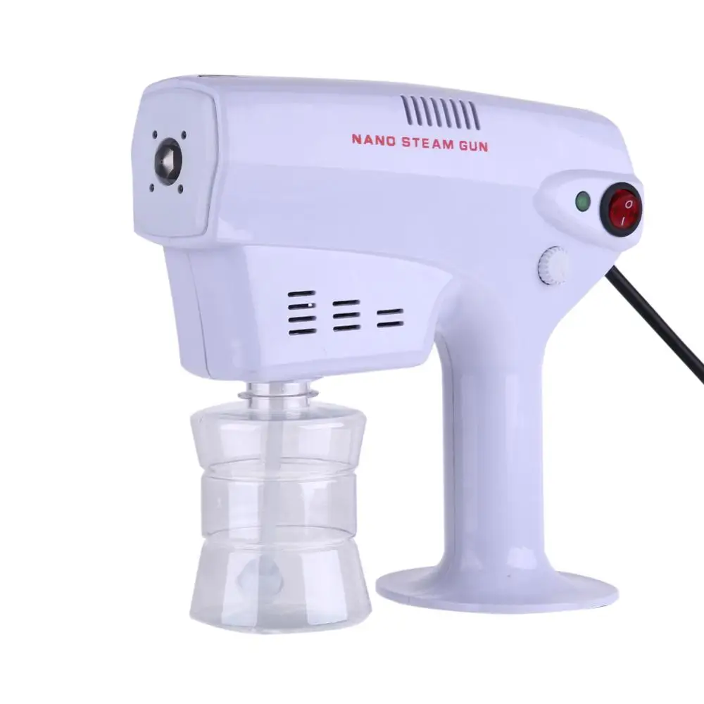 

Cheap Electric LED bluelight hair nano spray machine hair styler, White