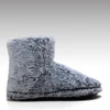 HC-822P coral fleece upper faux fur lining soft sole microwavable fleece slipper boots for lady