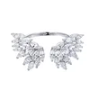 Yudan Jewelry 925 Sterling Silver Wing Angel Ring With CZ