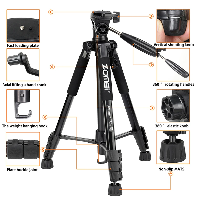 
ZOMEI Q111 Light Weight stand Tripod 