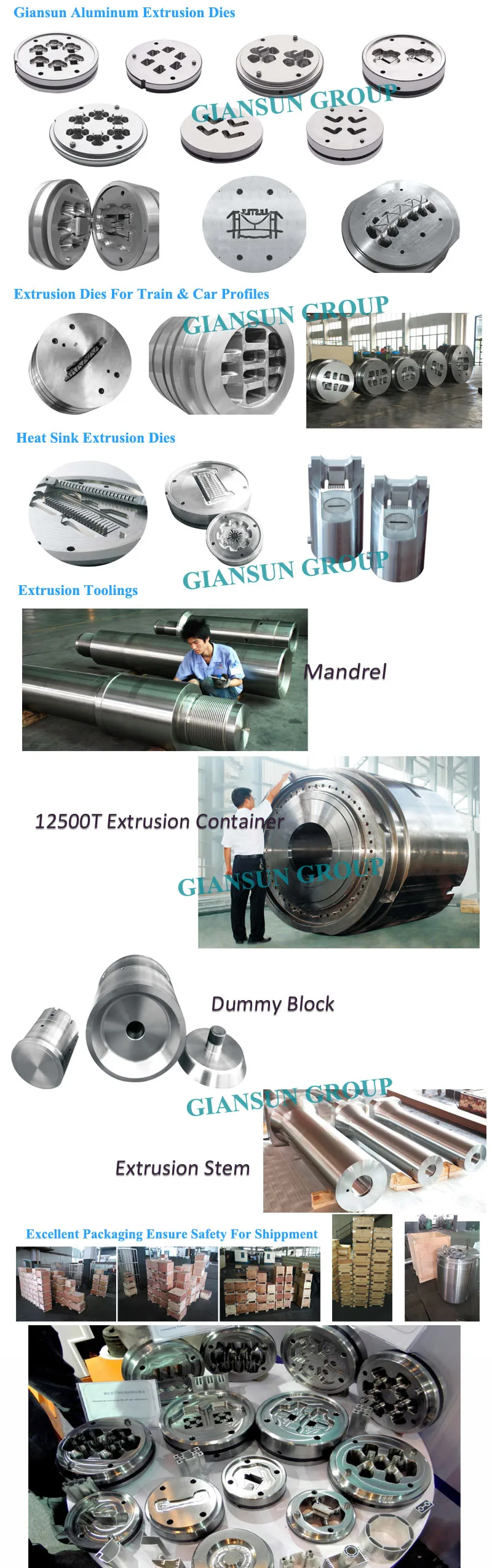H11 H13 profile section extrusing mold for metal extruder