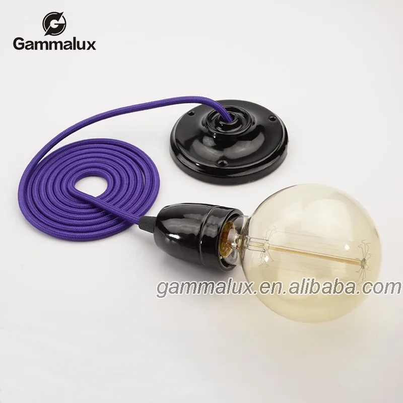 light bulb holder with cord