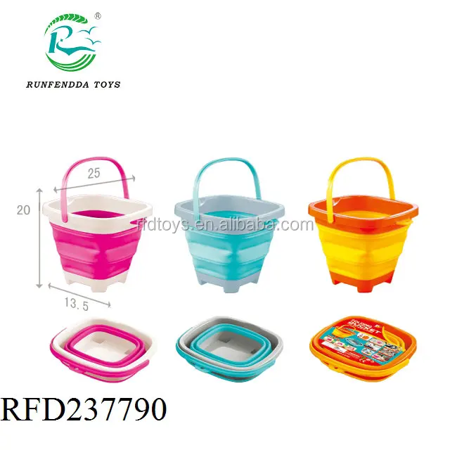 collapsible beach bucket