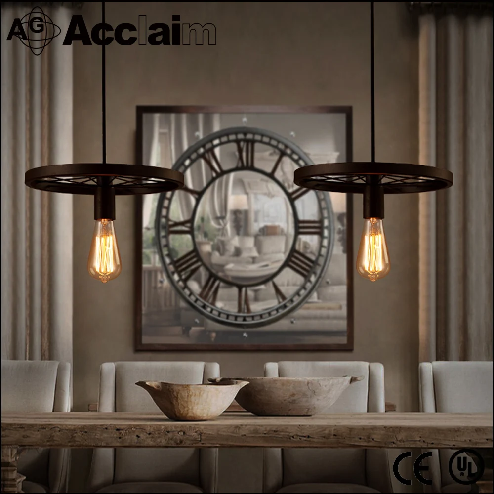 Industrial steampunk retro illuminazione castello lampada a ...