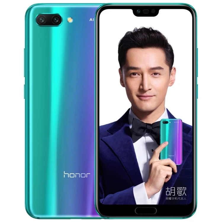 

Original Huawei Honor 10 COL-AL10 6GB 64GB Dual AI Rear Cameras Face recognition Infrared Remote 5.84 inch Huawei Phone