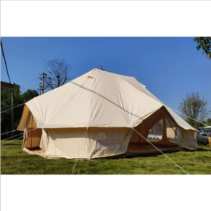4*6 meter large glamping tent bell tent for event tent