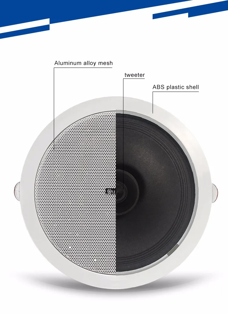 Oupushi Public Address System 100v Speaker 6w Pa Ceiling Speaker Buy Ceiling Speaker,Pa