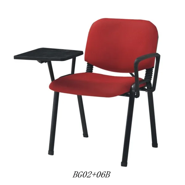 Modern Training Chair Furniture Design Arm Chair School Chair With Writing Pad Bg02+06b Buy