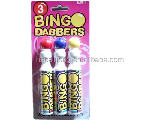 Best selling 40ml hangzhou rainbow Bingo marker pen for bingo blower machine