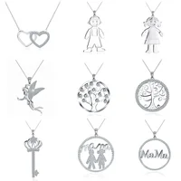 

Fashion love angel cupid pendant 925 sterling silver necklace