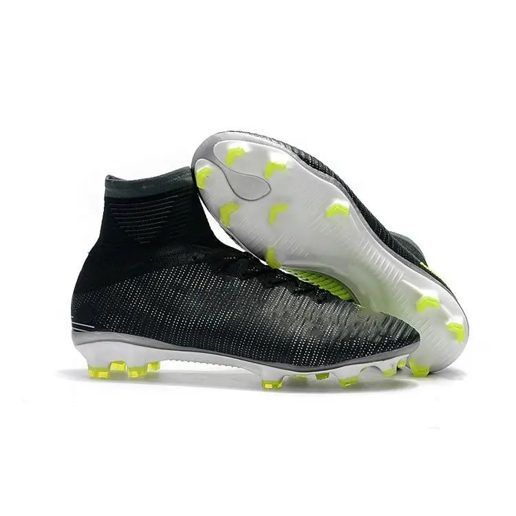 

Men Sports Shoes High Ankle Football Boots Turf Soccer Shoes Soccer Cleats, Any color is available