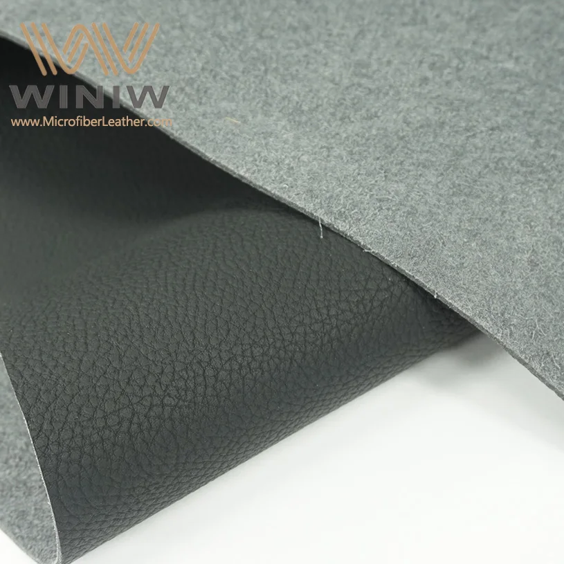 Quality Eco Vegan Black PU Synthetic Leather Material For Car Seat Cover
