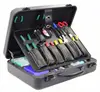 29PCS/set FTTH cold junction kit leather cable tool set cutter optical power meter Red light source flashlight cleaning paper