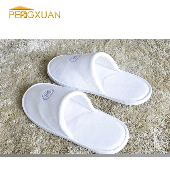Factory Wholesale Customized Logo Comfortable Cotton Hospital Slippers