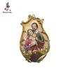 7" handmade holy family wall hanging new product christmas ornament for 2015