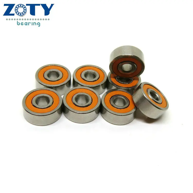 Skate white 608 8*22*7mm Full Ceramic Deep Groove Ball Skateboard Longboard Bearings