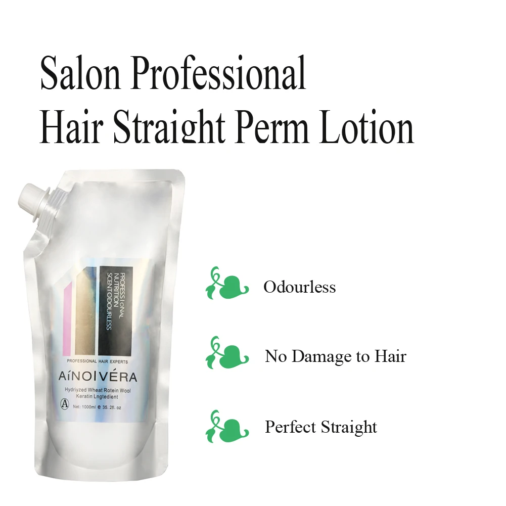 Beauty Salon Hair Straight Cream Permanent Hair Straight Perm Lotion