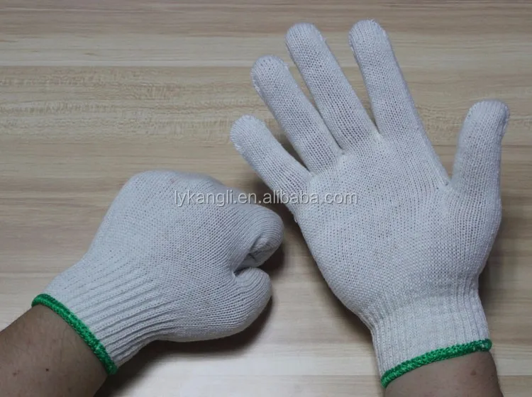 Cheap Natural White Cotton Hand Gloves For Saudi Arabic Buy White