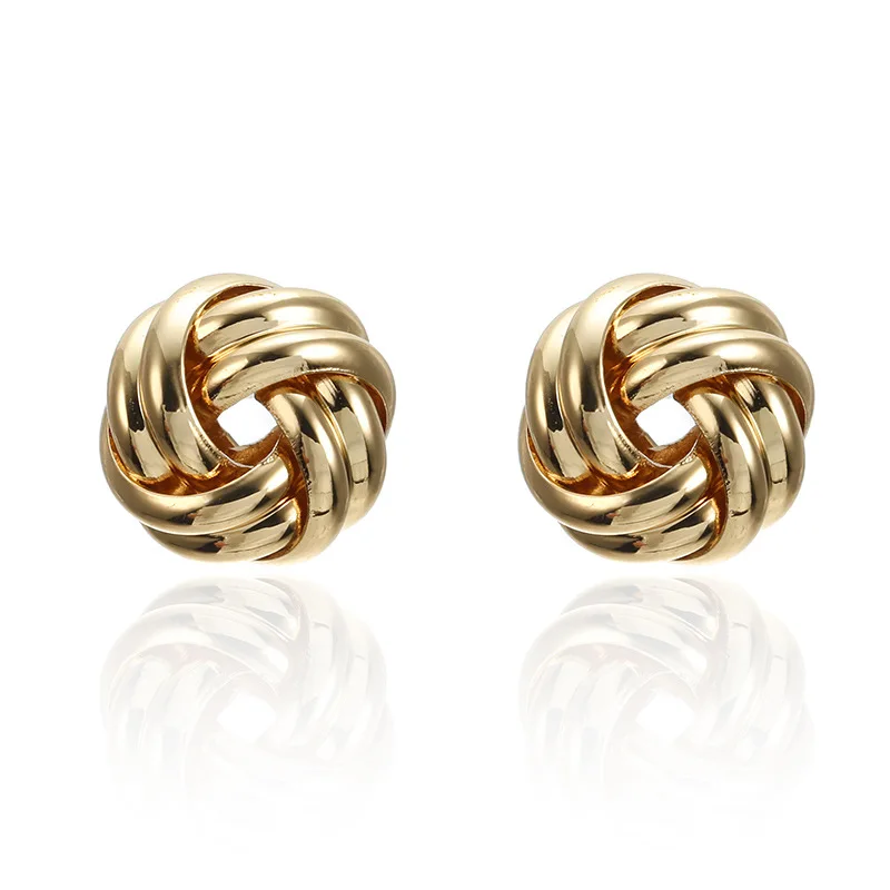 

Fashion copper gold stud earrings For women wholesale N96209, Colors