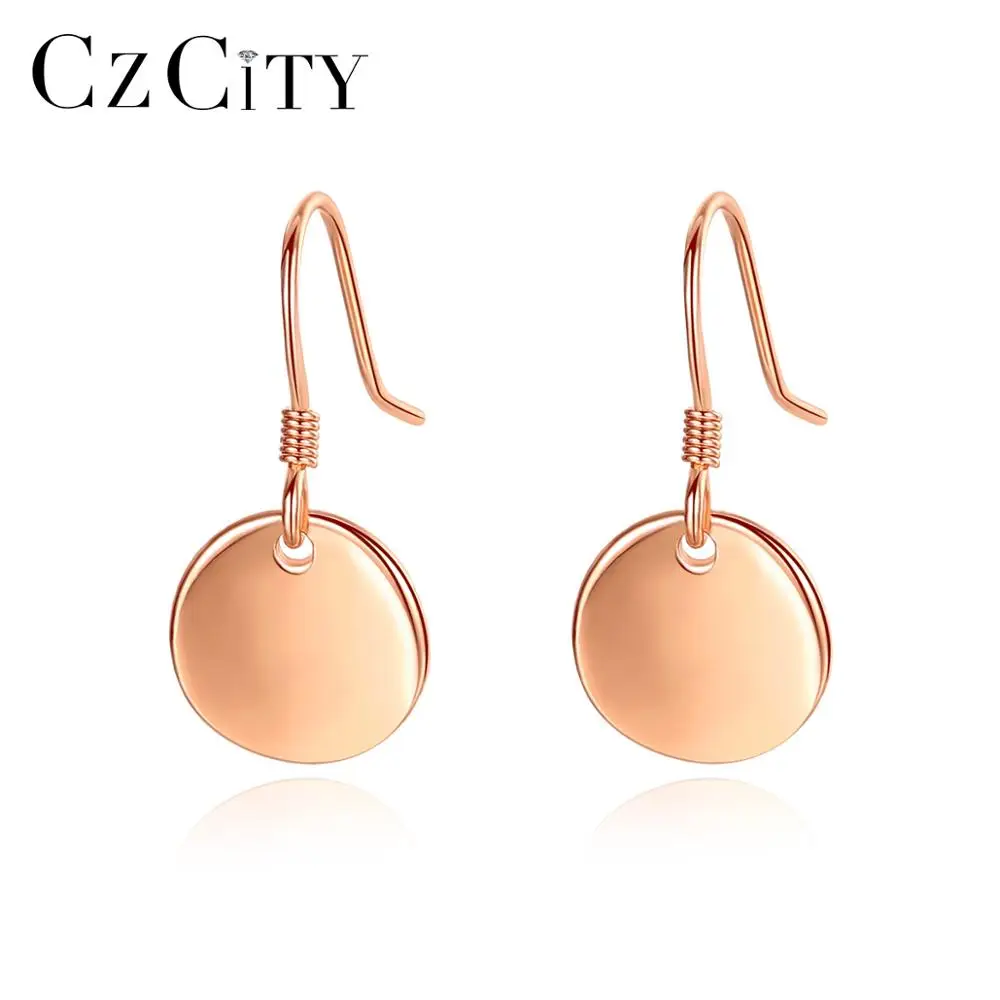 

CZCITY 925 Silver Latest Fashion Ear Hook Earrings Women Jewelry Teemi Factory Wholesale