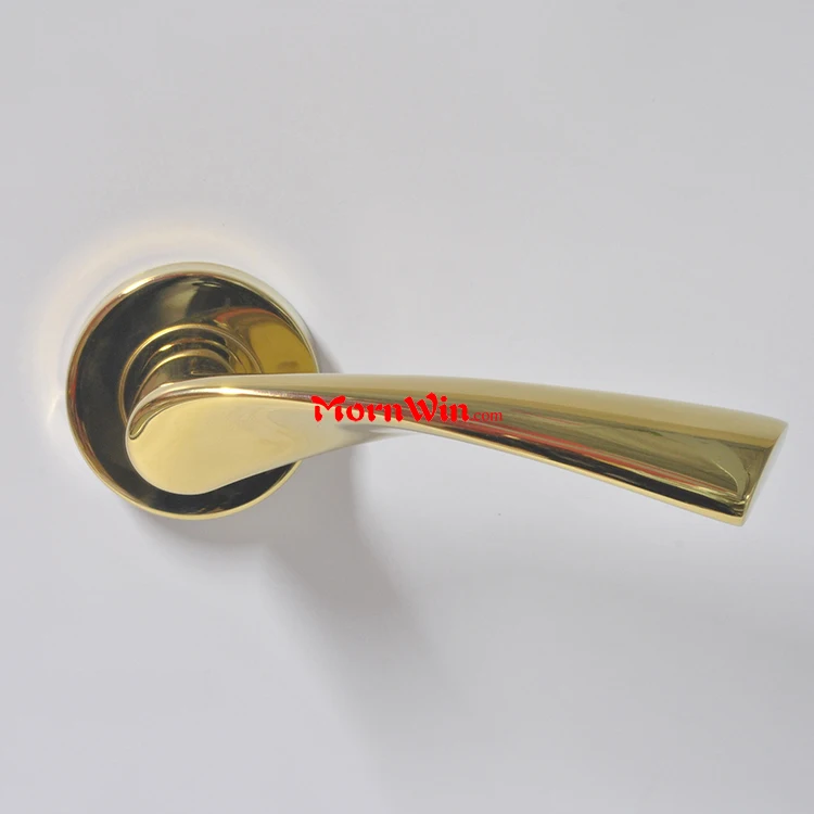 Gold Plated Good Quality European Stainless Steel Mortice Lock With Cylinderss304 Lever Door 5479