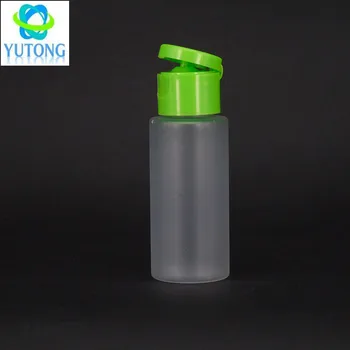 plastic bottles with flip top caps