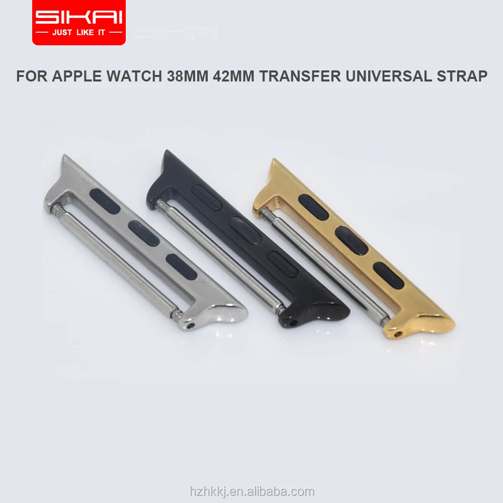 

SIKAICASE Watch Strap Connector For 38mm 42mm Watch Bands Transfer To 18mm 20mm 22mm 24mm