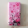 Flower/Star/Cartoon/ Leather Wallet Case with tpu lining flip Mobile Phone bags