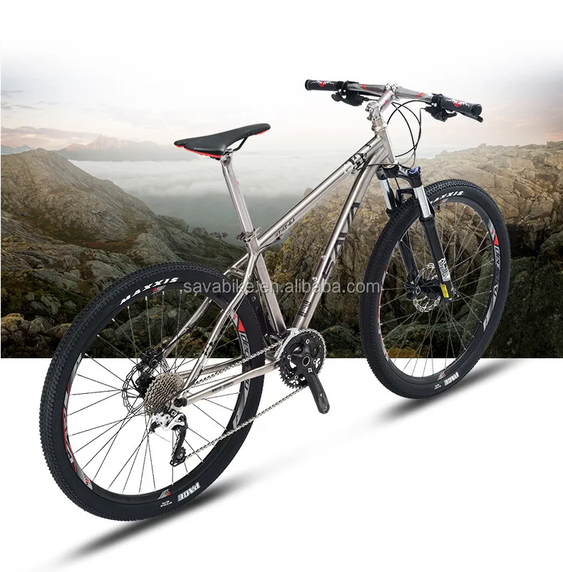 

Good price titanium mountain bike for sale made in china 26/27.5 inch available Hydraulic brake