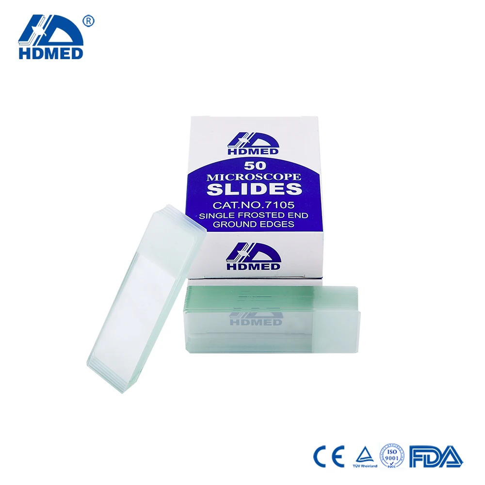 Medical Prepared Glass Slides Frosted End 7105,Cut Edges,Unground Edges ...