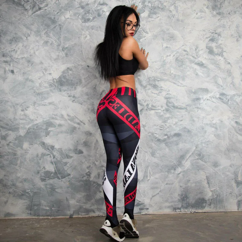 

high waist woman yoga pants Leggings Workout Breathable Trousers New sublimation Print women leggings, Picture color