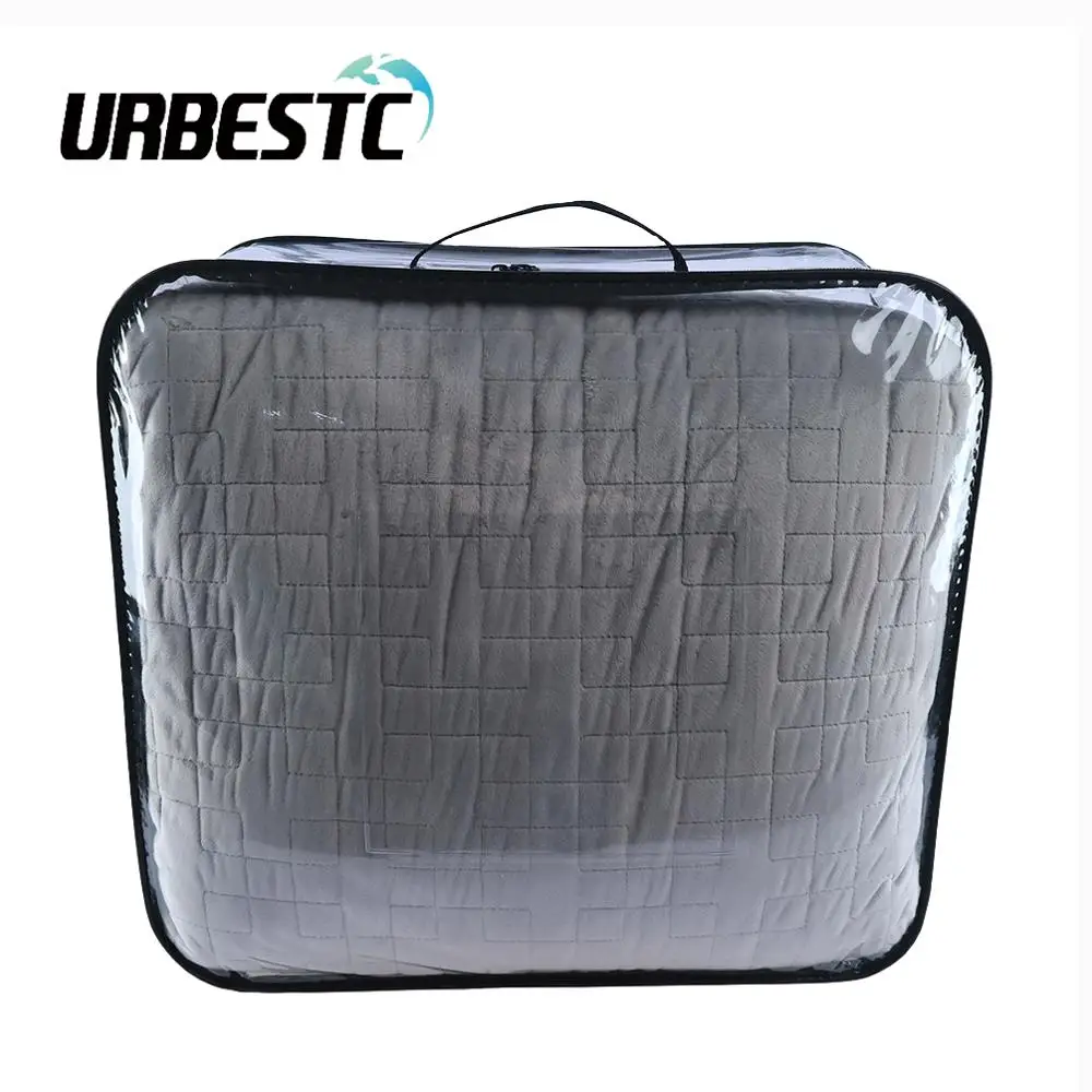 
Wholesale Washable Minky Quilted Sensory Weighted Blanket 10lbs with Glass Beads 