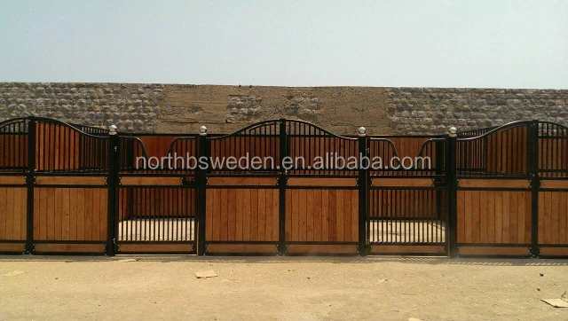 
beautiful horse stall panels 