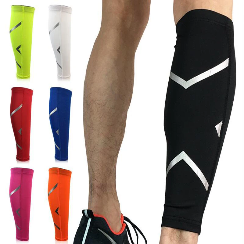 

2019 new hot Custom breathable running compression calf sleeve, Black,blue ,green,white,red