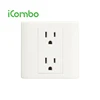 UK Double 3 Pin Electric Wall Socket Outlet Plug
