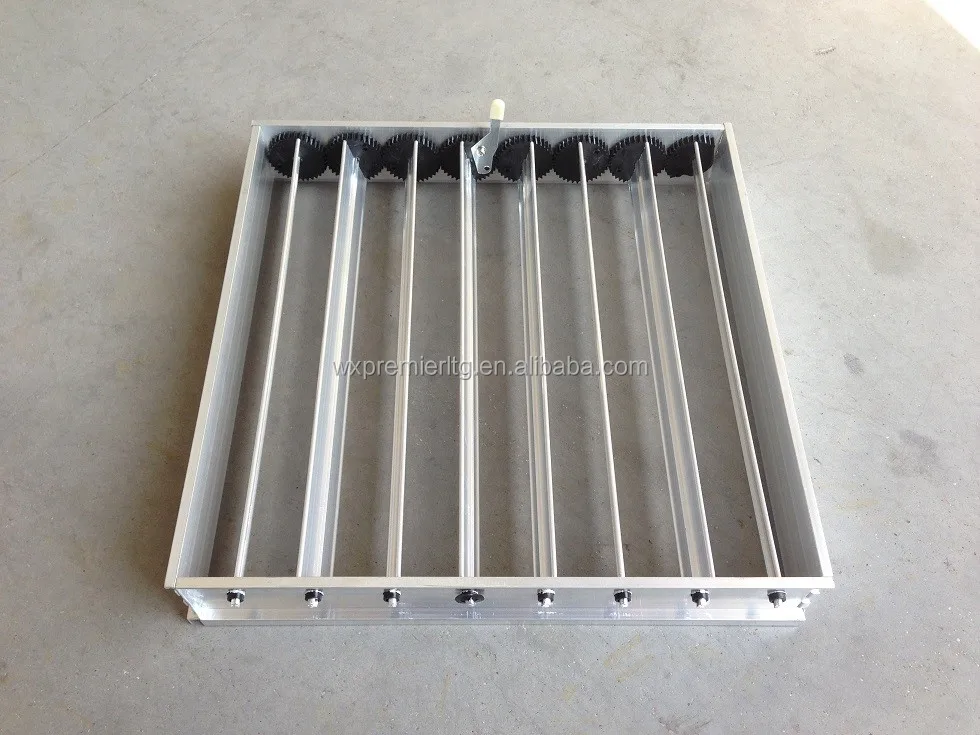 Aluminum 10X22 Opposed Blade Damper â€“Shoemaker OBD Series