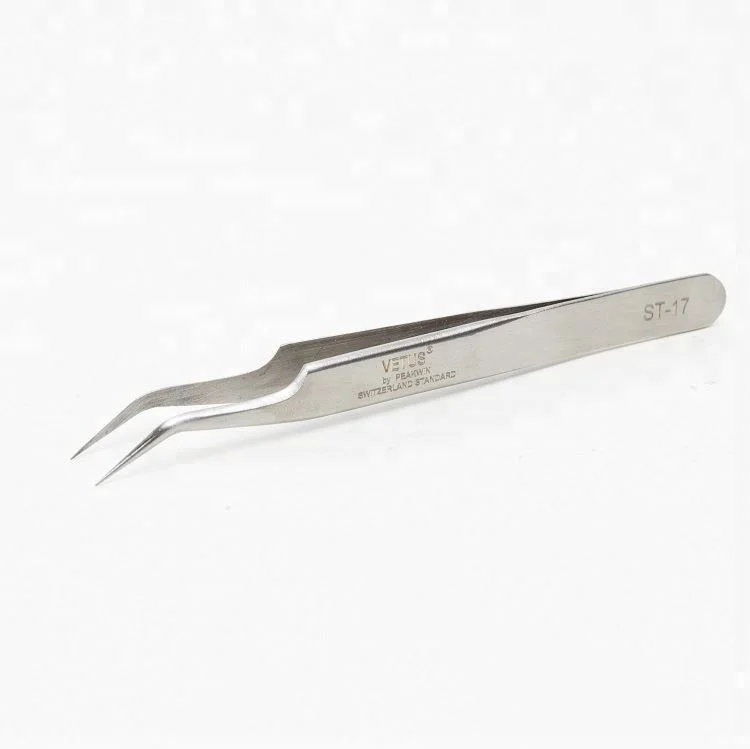 

Esd-14 Cleanroom Eye Lashes Vetus Tweezers Curved