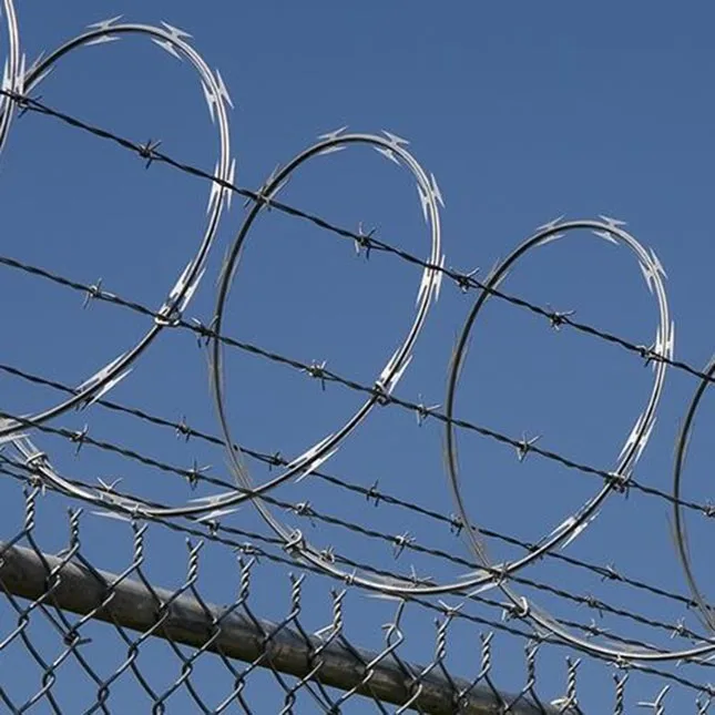 Galvanized Razor Wire Concertina Wire Razor Barbed Wire Razor Blade